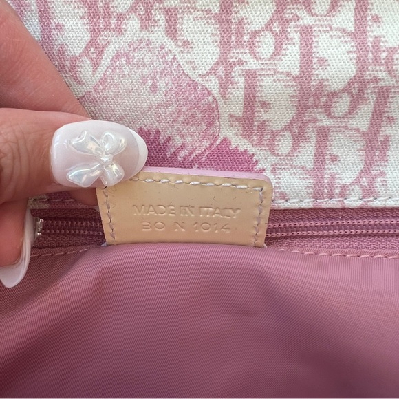 DIOR Pink Cherry Blossom Shoulder Bag / DIOR Pink Floral Shoulder Bag - Picture 9 of 12